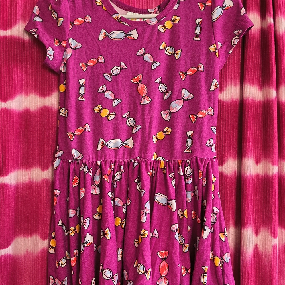 Dot Dot Smile Candy Delight Dress - Pink and Yellow